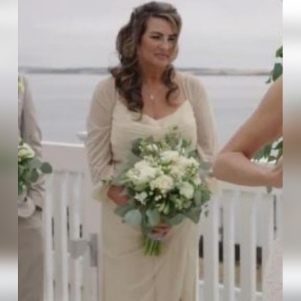 Azazie beautiful champagne bridesmaid dress